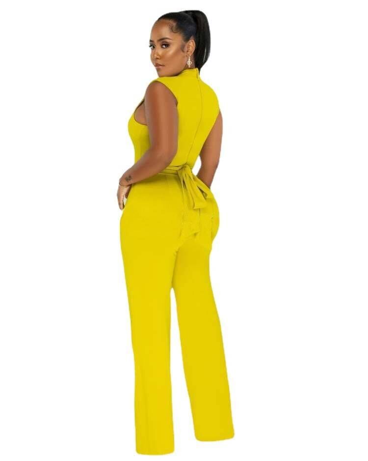 Women's Daily Beach Date Vacation Solid Color Jumpsuits display picture 20