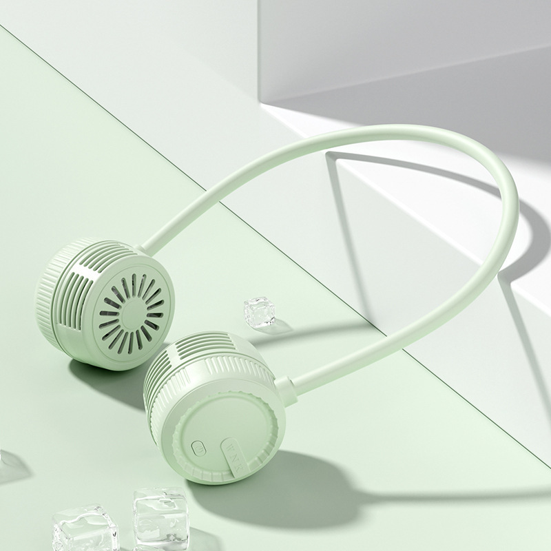 葉のない怠惰な首吊り扇風機夏充電式ポータブル USB 小型ミニストラップ小型ファン|undefined
