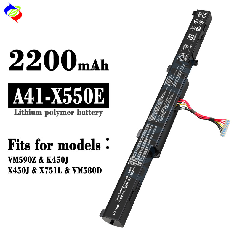 Suitable for Asus Vm590Z/K450J/X450J/X751L/Vm580D Notebook Battery A41-X550E