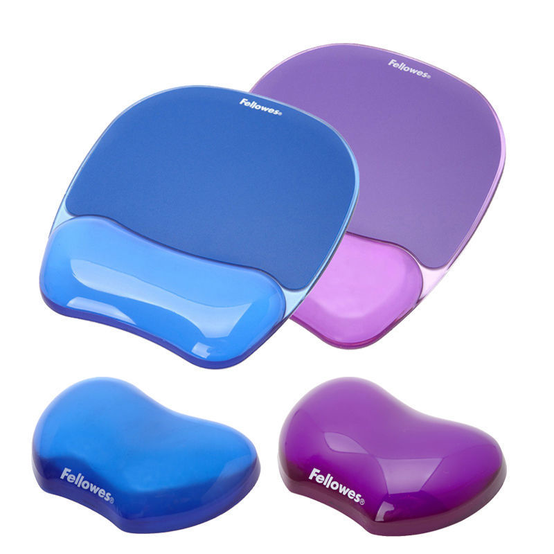 Blue and purple crystal Wristband Mouse pad to work in an office game silica gel Mouse pad Wrist rest Wristband Hand Pillow Cross border