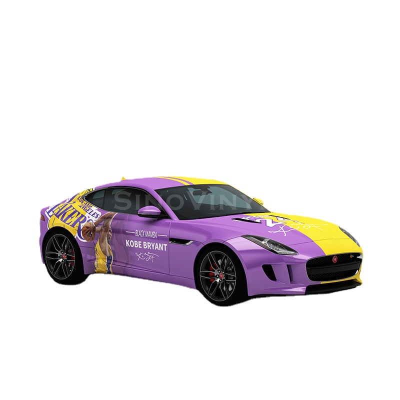 Carlake anime dolor coche serie coche que cambia de color película pretty Girl pintado pegatinas de cuerpo de coche de dibujos animados flor de cerezo coche que cambia de color