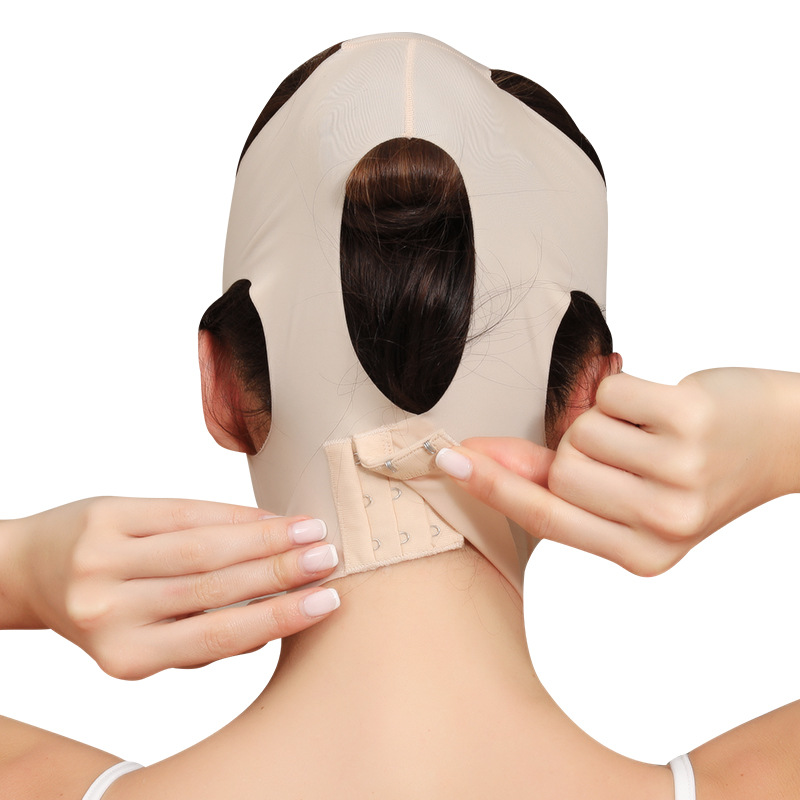 Full-face sleep bandage, full-face, facial frown lines, double chin, masseter line, air-permeable mask, face-hugging mask