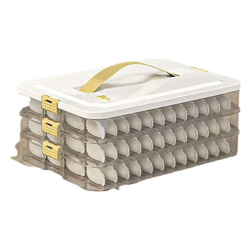 Коробка для пельменей пищевая замороженная коробка для хранения холодильника Бытовая многослойная хрустящая кухня Вонтон пельмени быстрозамороженные специальные