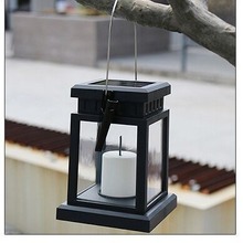 厂家供应LED太阳能蜡烛宫灯家居LED太阳能挂灯太阳能花园装饰灯