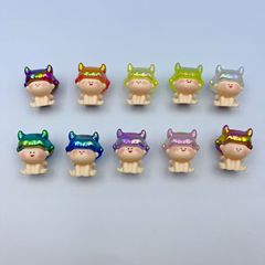 ミニ悪魔リリス萌え粒diyアクセサリー樹脂アクセサリークリームゴムプレゼント車載アクセサリー卸売り