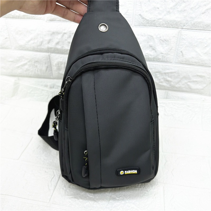 Bolso de pecho de gran capacidad simple bolso de hombro general fuente transfronteriza comercio exterior publicidad regalos logotipo impreso