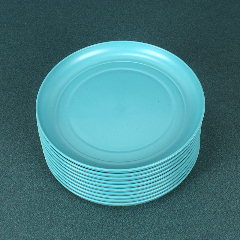 15cm plato de hueso 10 piezas paja de trigo pastel hogar plato de caramelo restaurante plato redondo fruta placa dumpling