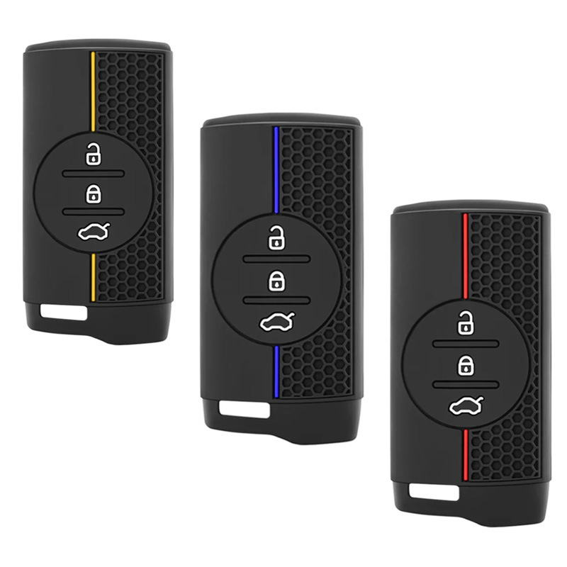 Suitable for Chery Tiggo 3X X7 Chery 8Pro Textured Silicone Car Key Cover Factory Direct Delivery Available for Wholesale