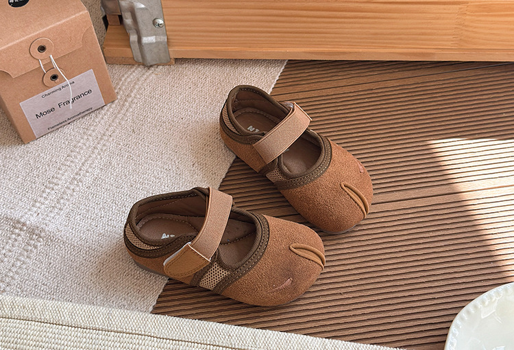 Sapatos de pele para menina estilo princesa coreano macios_voghion.com