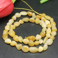 Натуральный камень Huangdongling гравий с бусинами DIY браслет бусы хрустальный агат с прямыми отверстиями