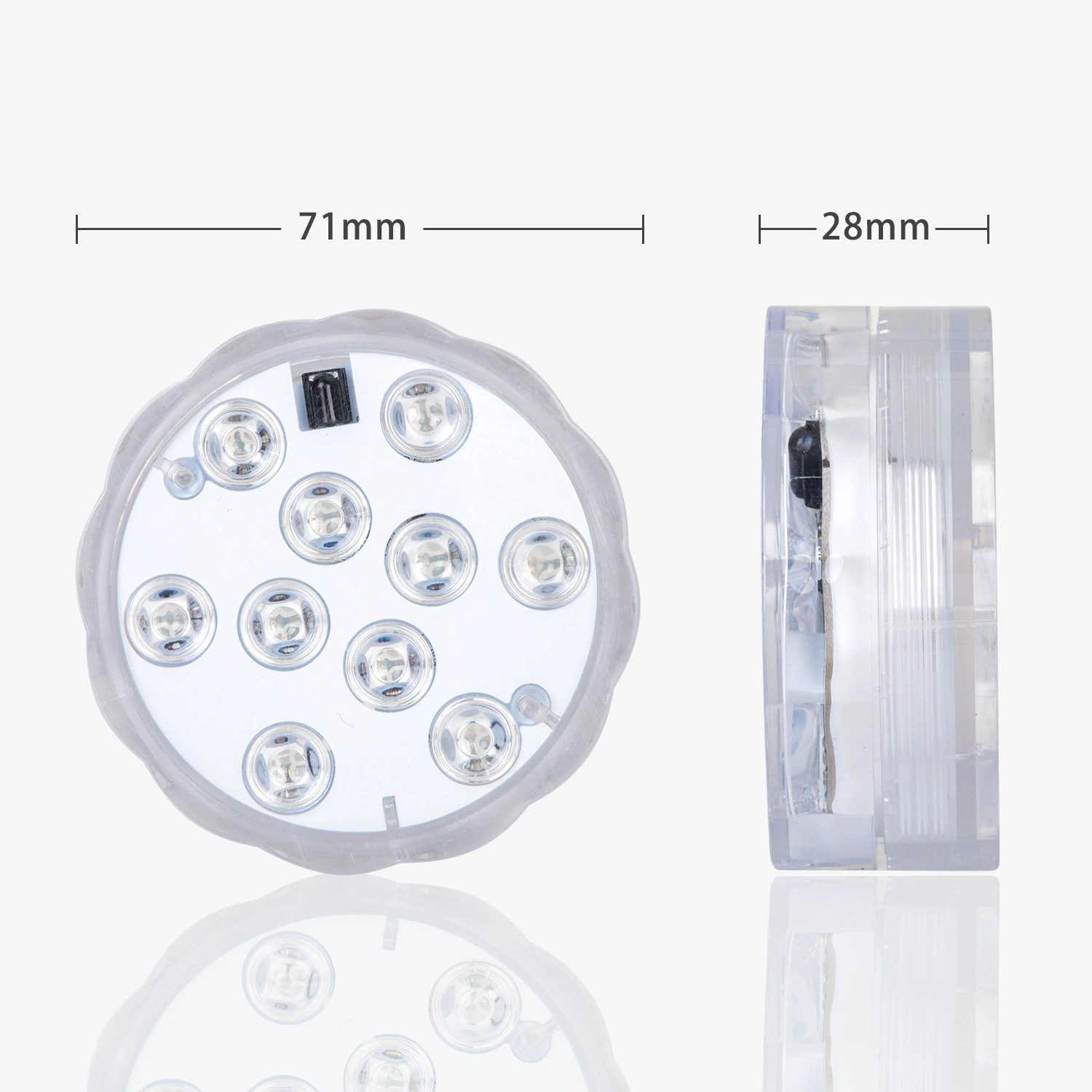 LED inflatable sofa, colorful waterproof decorations, new collection, diving, remote control