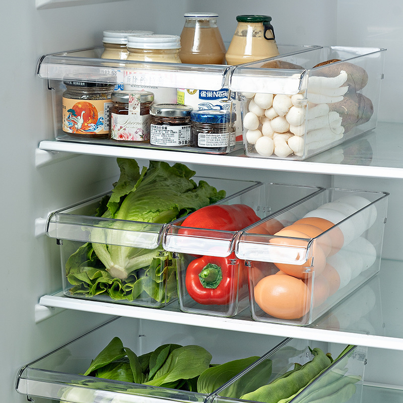 Caja de almacenamiento de refrigerador, cajón de huevos de cocina doméstica, caja de almacenamiento especial de plástico transparente para alimentos y frutas sellados image 3