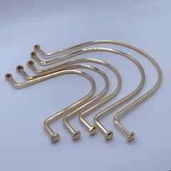 Iron wire hexagon handle women's bag arc hexagonal screw handle packaging gift box U-shaped hexagonal handle loop