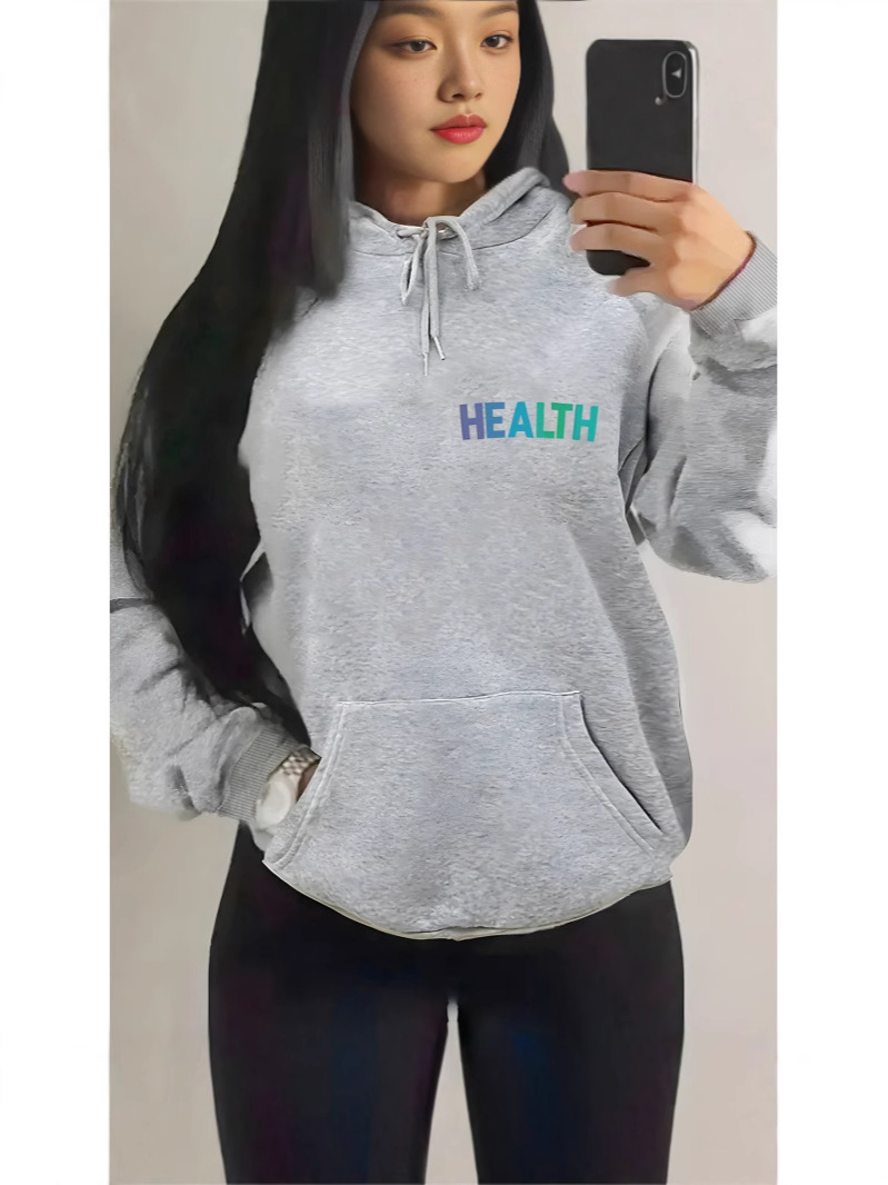 Damen Hoodie Mit Mental Health Awareness Spruch Bequemer Pullover_voghion.com