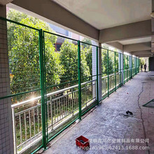 车间隔离网边框铁丝网围栏厂可移动栅栏三角橡胶底座室内安全防护