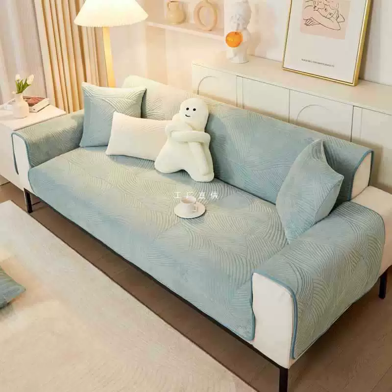 Plush winter non-slip sofa, pillow, increased thickness, new collection