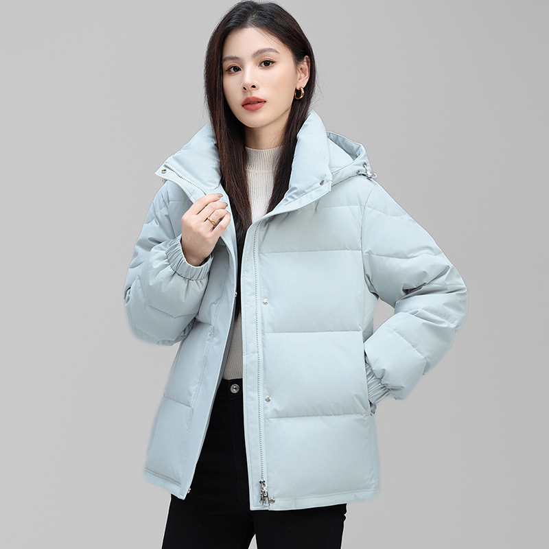 Counter Genuine down Jacket Women's Winter New Classy Fashionable and Elegant Short Women's Style Warm and Cold-Resistant Jacket Counter Genuine down Jacket Women's Winter New Classy Fashionable and Elegant Short Women's Style Warm and Cold-Resistant Jacket