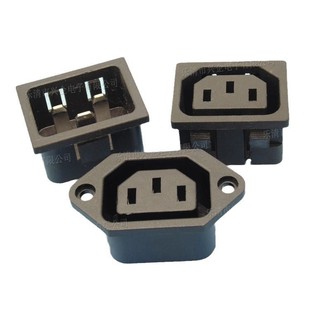 Supply of Ac Pin-Shaped Socket with Wings Male and Female Base Embedded Ac006 Pin-Shaped Cabinet Socket