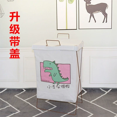 Корзина для белья Feiyu, складной тканевый ящик для хранения дома, различные цвета и крышки
