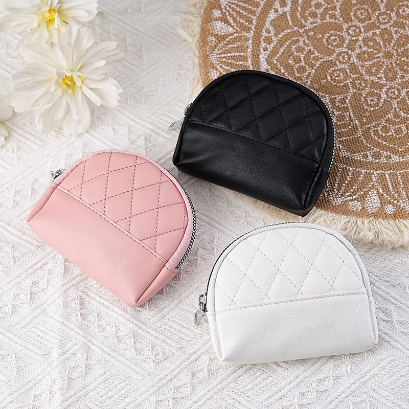 Bolso de mujer fábrica directa - nuevo bolso de mano con cremallera bolso de cambio corto bolso de tarjetas de diamante una pieza