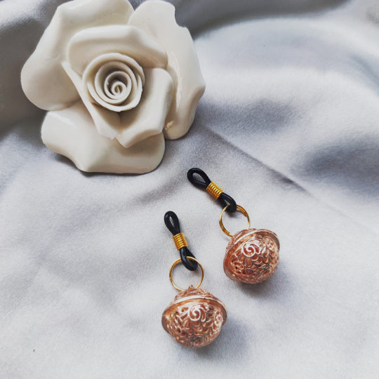 Rubber band milk clip fun palace bell nipple clip jewelry decoration temptation ring fun elongated breast ring head nail bell jewelry
