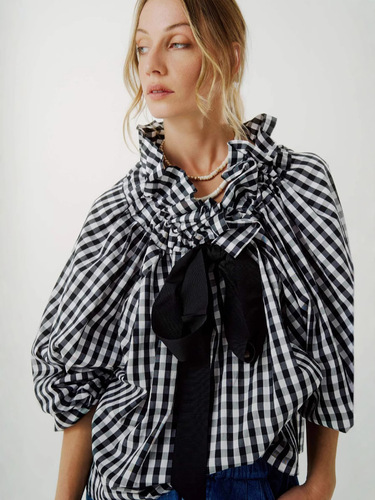Elegant temperament, contrasting color striped shirt, women's autumn and winter new products, commuting casual, all-matching, Korean loose