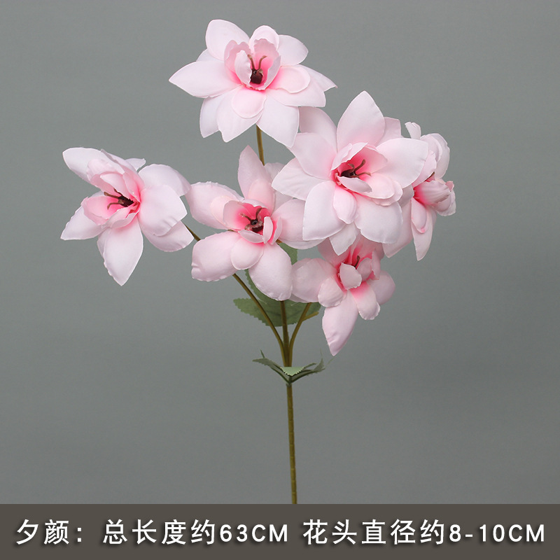 10 flores rosadas bodas flores de seda decoración floral flores falsas hortenida Wenxin Road Artes florales otros