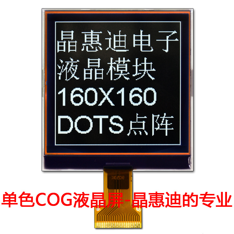 ӦLCDҺ 160*160 FSTN 3.2ڰ Ǳʾ