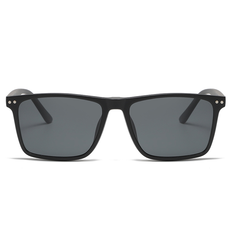 Quadratische Clip-on Sonnenbrille Mit Magnetischen Gläsern Damen_voghion.com