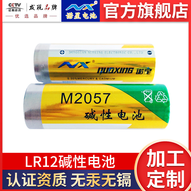 LR12一次性电动牙刷电池 M2057碱性电池震动棒牙刷电池厂家批发|ms