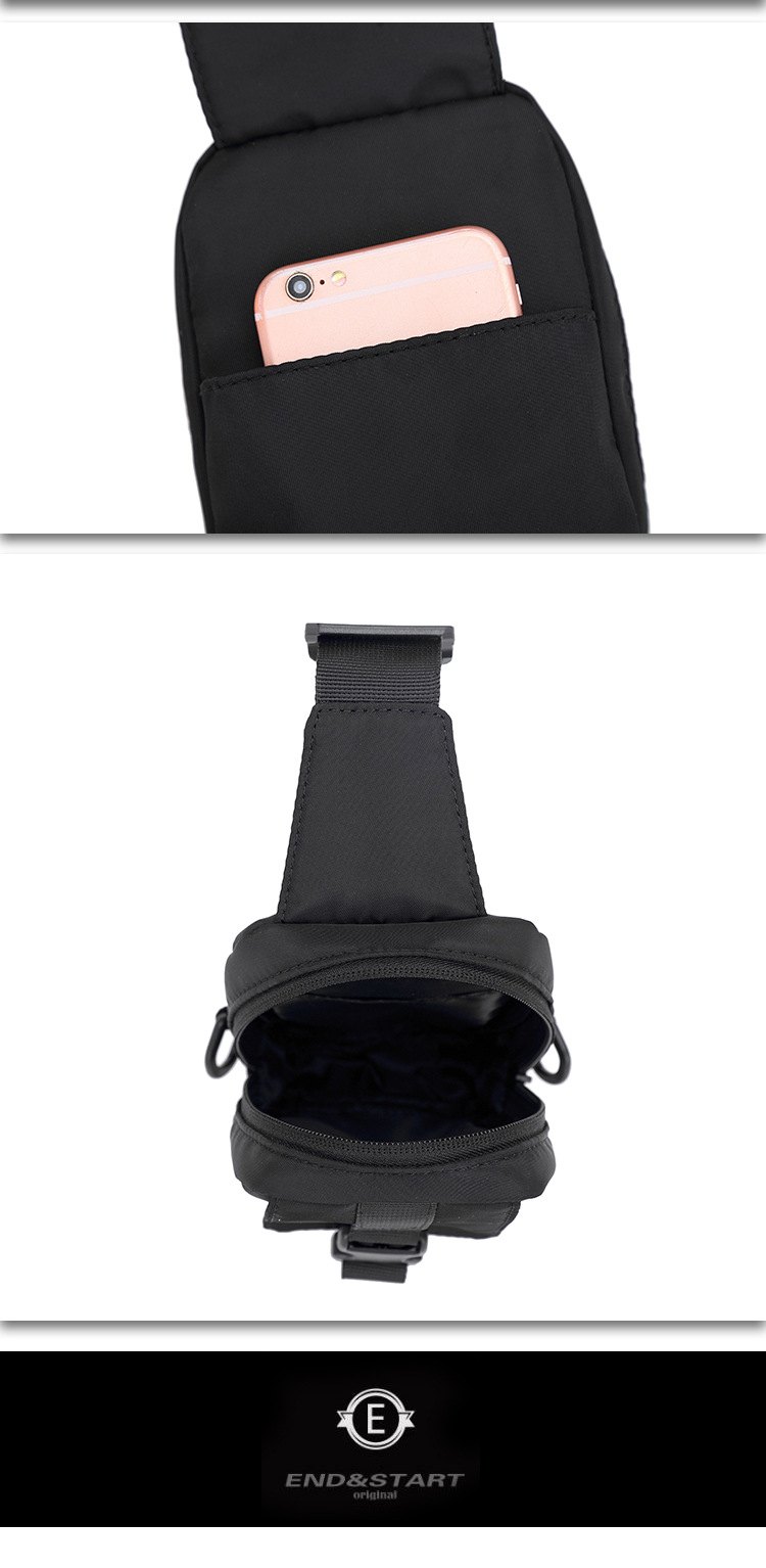 Chest Bag, Waterproof Men's Chest Small Ins Versatile Crossbody Bag Men's Street Fashion Brand Mini Shoulder Bag Student Vitality._voghion.com