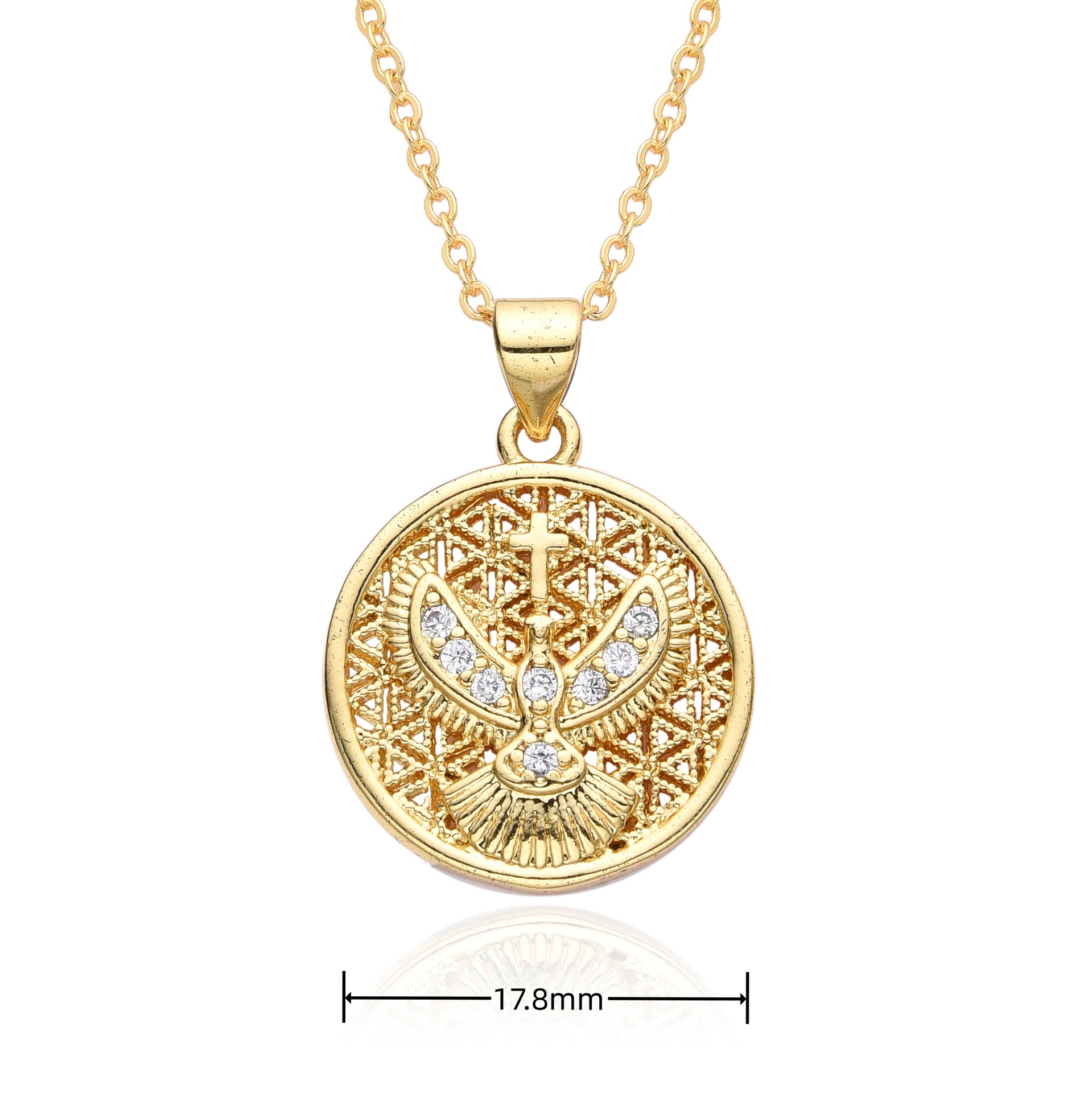 8g Weight Copper Pendant Material Pendant Necklace Classification Copper Chain Material 1 Piece Quantity Banquet, Daily, Tea Party Occasion Copper Material Geometric Pattern Women's Gender Retro, Simple Style, Classic Style Style Copper Geometric Pendant Necklace 无