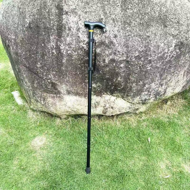 登山杖折叠拐杖5节老人铝合金户外伸缩手杖老人拐杖拐棍亚马逊|undefined
