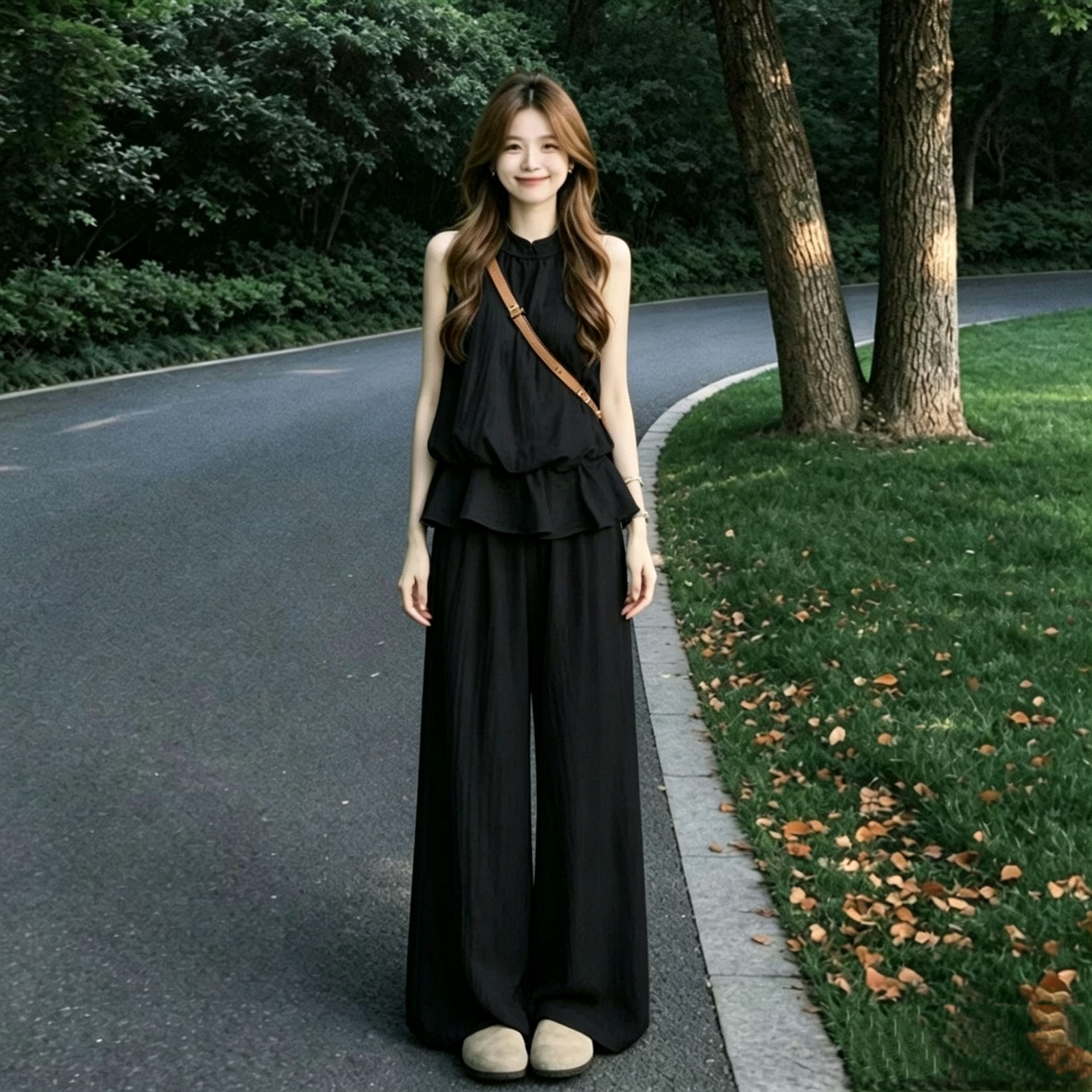 2026 New Minimalist Set, Beautiful and Elegant, Casual and Sweet, Simple and Stylish for Work, Slimming and Stunning for Summer