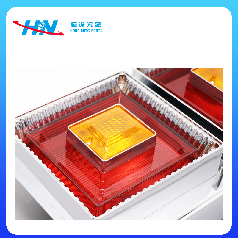 Ventas transfronterizas adecuadas para luces traseras universales 25V cuadrado LED remolque luz trasera luz trasera de alta calidad