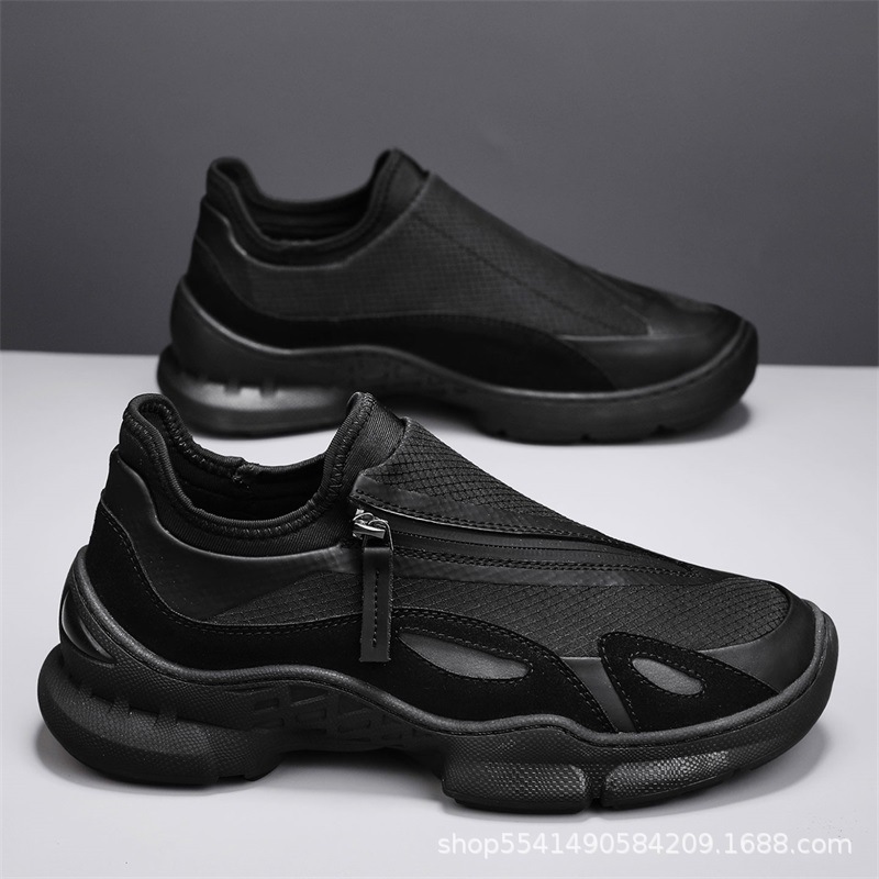 New Cross-Border Popular Large Size Hand-Stitched Genuine Leather Breathable Non-Slip Rubber Outsole Men's Outdoor Casual Leather Shoes