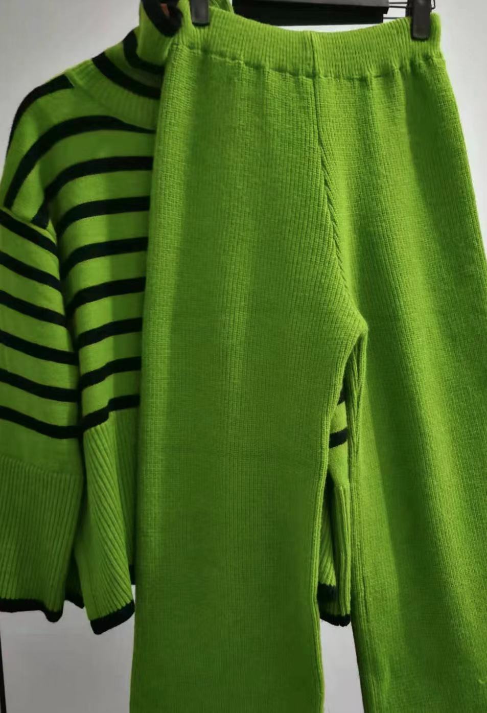 Damenbekleidung Große Größe Lockerer All-Match-Strickpullover mit hohem Kragen_voghion.com