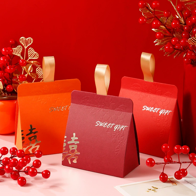 Свадебная коробка конфет портативная Конфета Свадебная помолвка конфетная сумка Высококачественная упаковка подарочная коробка пустая коробка конфет