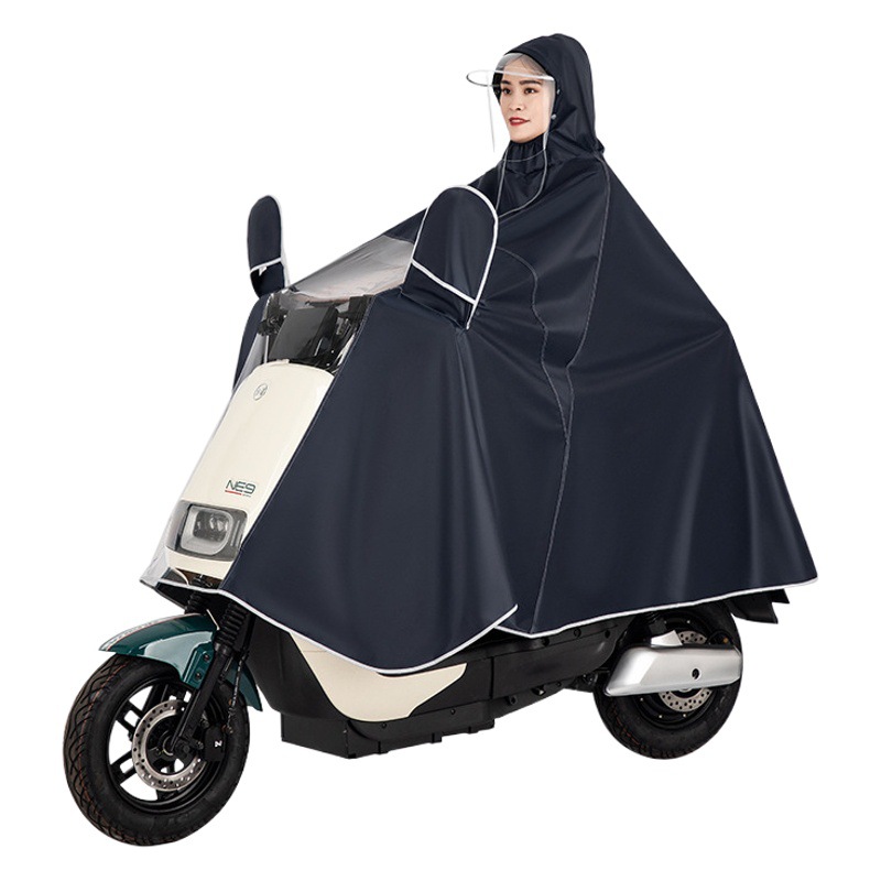 Impermeable coche eléctrico poncho de la motocicleta nuevos hombres y mujeres de una sola y doble batería anti-tormenta coche poncho especial