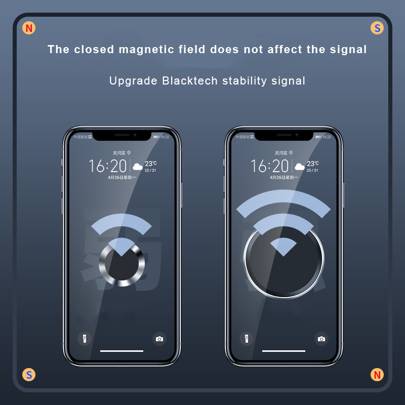 Floveme nieuwe autotelefoonstandaard, dubbel opvouwbaar, populair instrumentenpaneel, zelfklevende magnetische beugel_voghion.com