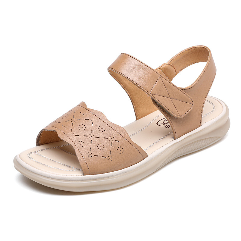 C4467 1280K GIÀY DÉP SANDAL NỮ RUITDT ĐẾ MỀM MÙA HÈ TRUNG NIÊN MA SÁT CHỐNG TRƯỢT GIÀY DÉP NỮ DA BÒ G04 SẢN PHẨM MỚI