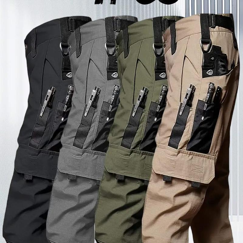 4 Pack Tactical Pants for Men Stretch Ripstop Work Pants for|undefined
