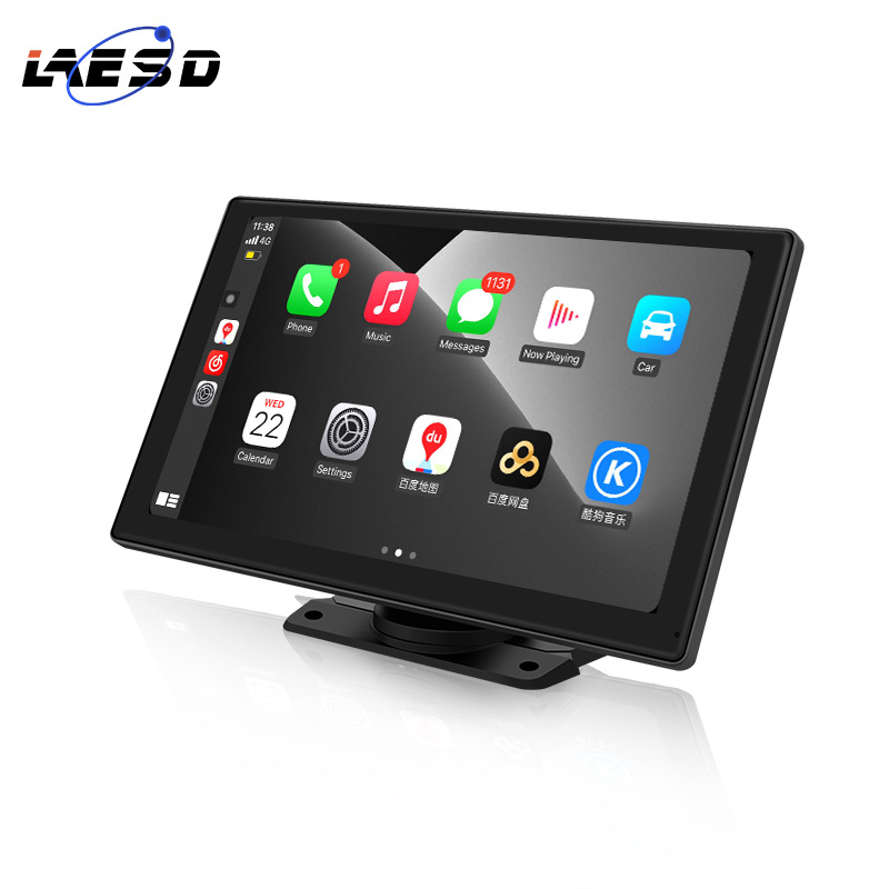 9 Inch Wireless Carplay Android Auto Portable Car Navigation GPSReversing Image