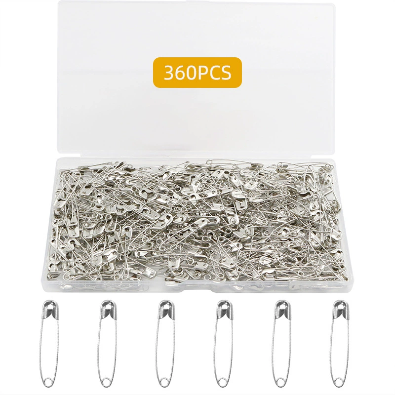 Булавки в штучной упаковке 360 No.2 из высокопрочной стальной проволоки никелированные английские булавки брошь с биркой для одежды