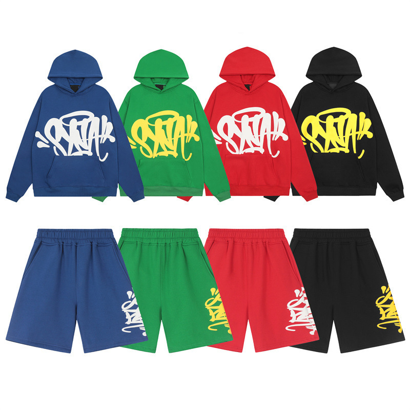 SynaWord American Loose Sweater Hoodie Sweater Trousers Syna Men's and Women's Fashion Brand Hip Hop Street Couple Casual suit SynaWord American Loose Sweater Hoodie Sweater Trousers Syna Men's and Women's Fashion Brand Hip Hop Street Couple Casual suit