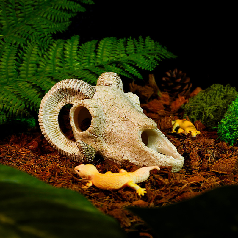 Dinosaur cráneos esquivando casa nueva mascota trepador vaca oveja animal paisajismo simulación hueso pecera decoración decoración decoración transfronteriza