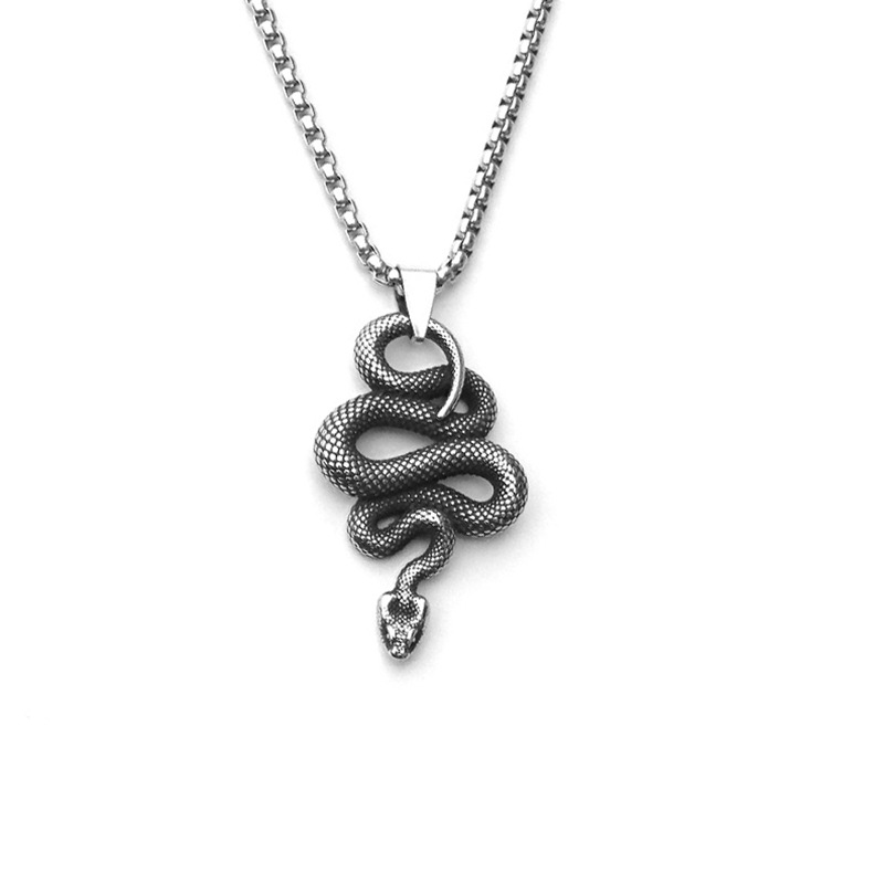 Snake+stainless steel chain