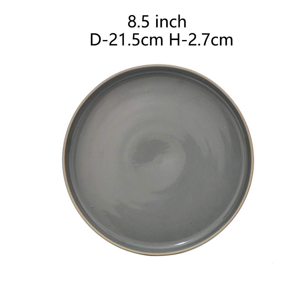 Juego de cena de cerámica coreano de 16 piezas: tazones y platos, lavavajillas