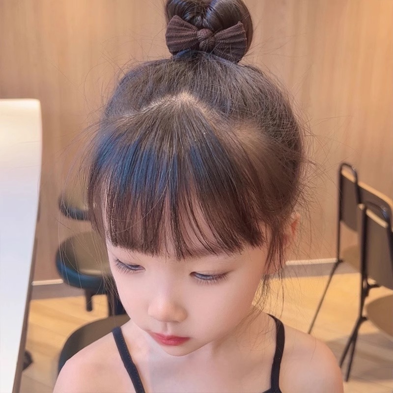 Ligas para Cabello con Moño de Poliéster para Cola de Caballo