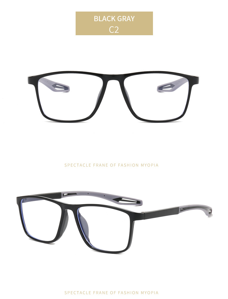 Square Glasses Style Daily Occasion Unisex Gender Casual Style Casual PC Square Full Frame Optical Glasses